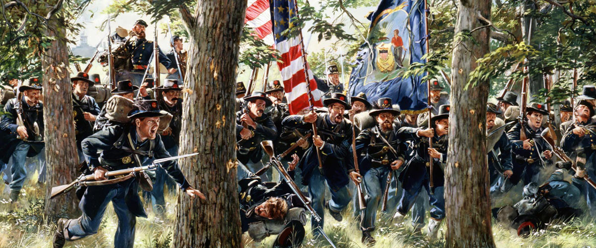 The 2nd Wisconsin at Gettysburg by Don Troiani